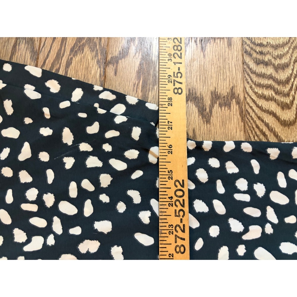 Shein Curve ChicSoul Peplum Blouse Lot 2 Womens 4XL Black Tan Speckled Ruffle - Picture 6 of 11